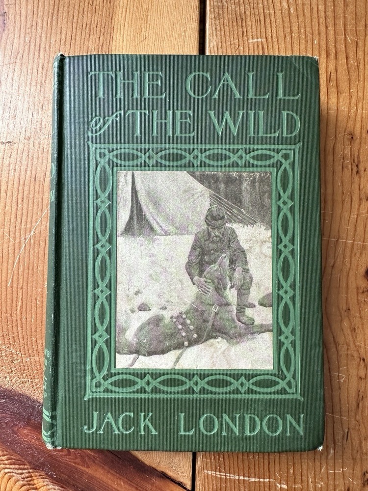 THE CALL OF THE WILD Jack London Antique 1906 Macmillan Illustrated Decorative