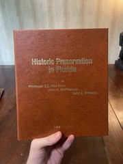 Historic Preservation in Florida Hardcover 1987 Roy Hunt McPherson Law Vintage