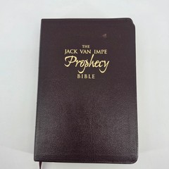 Jack Van Impe Prophecy Bible Kjv Red Letter 3rd Edition Leather