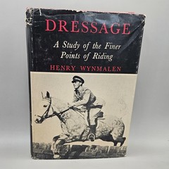 VTG Dressage A Study of The Finer Points Of Riding Hardcover 1971 Equestrian
