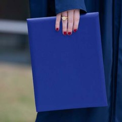 Royal Blue Plain Diploma Cover for 8.5″ x 11″ diploma