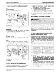 KUBOTA Z724X Z726X Zero Turn Operators Manual, BIND – FRONT & BACK – XL FOLDOUTS