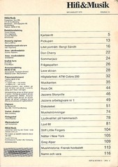 Vintage September 1979 HiFi & Musik Magazine 130 Pages In Swedish FREE Shipping