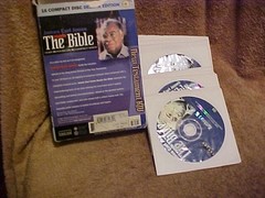 16 COMPACT DISC DELUX EDITION THE BIBLE READ BY JAMES EARL JONES MISSING # 10 *