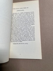 The Ego and the ID Sigmund Freud 1962 Norton Library Pb Edition VTG Paperback