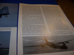 LOCKHEED C-130 “STILL LABORING ON” & B-36 PEACEMAKER.. 2-PAGE CUTAWAY (568JJ)