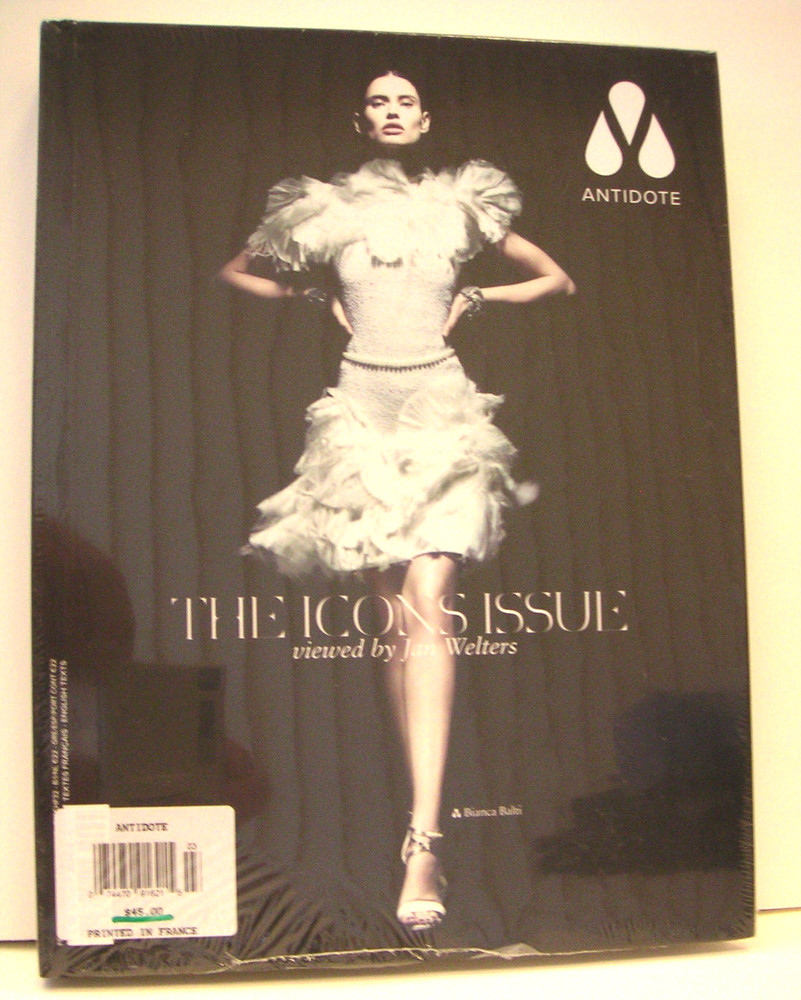 NEW FASHION LIFESTYLE BOOK ANTIDOTE 2012 “THE ICONS ISSUE” BALTI COVER