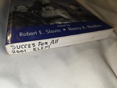 SUCCESS FOR ALL: RESEARCH AND REFORM IN ELEMENTARY By Robert E. Slavin & Nancy