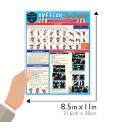 BarCharts Inc. American Sign Language 9781423238584 – Pack of 3