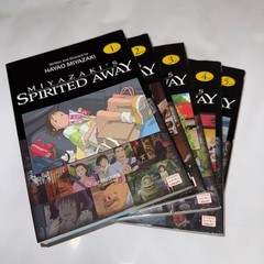 Hayao Miyazaki Spirited Away Manga 1-5 English Version Studio Ghibli From Japan