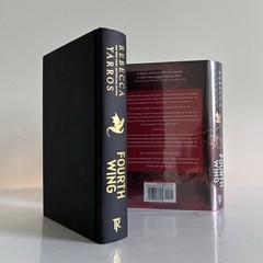 Fourth Wing Holiday Edition Rebecca Yarros SIGNED & STAMPED QUOTE First Print
