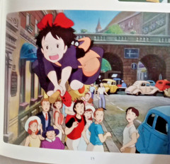 Kiki’s Delivery Service Studio Ghibli Tokuma Anime Hardcover Picture Book C24E
