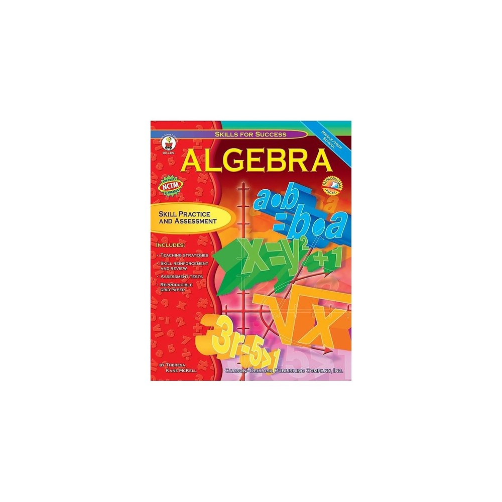 Carson Dellosa Skills for Success Algebra 1 Workbook, Grades 6-12 Algebra 1 …