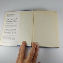 The New York Shopping Guide 466 Pages, 1200 Shops, Elizabeth Squire 1962 HCDJ