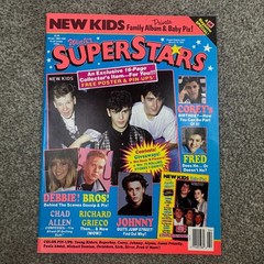Superstars Magazines Fall 1989 & Winter 1989-90 NKOTB Haim Gibson Depp & Savage