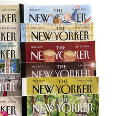 12 2024 New Yorker Magazine Issues • No Subscription Labels