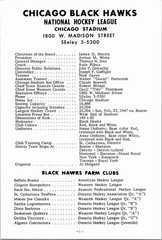 1959-1960 Chicago Blackhawks Media Guide – 38-page NHL Hockey Booklet Reprint