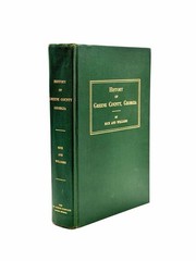 History of Greene County Georgia 1786-1886 Rice Williams Hardcover 1961 1st Ed.