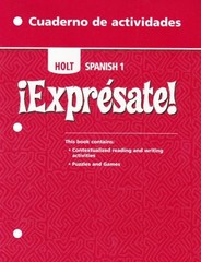 Â¡ExprÃ©sate!: Cuaderno de actividades Student Edition Level 1 – GOOD