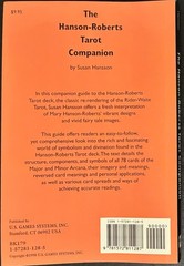 The Hanson-Roberts Tarot Companion By Susan Hansson 1998 Paperback Like N E W