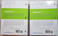 Carnegie Learning Algebra II 4th Edition Student Text Book Volumes 1 & 2 New