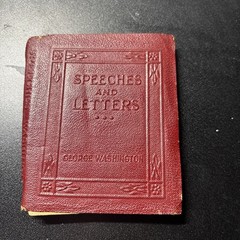 Little Leather Library Vintage Miniature Book Speeches & Letters G. Washington