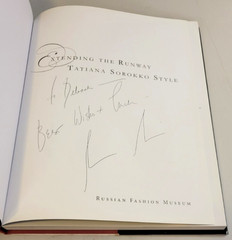 TATIANA SOROKKO STYLE: Extending the Runway~ Modeling HARDCOVER BOOK (Signed 3X)