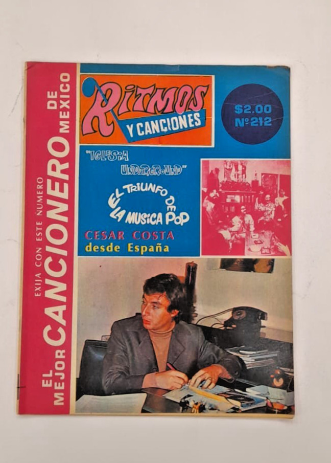 RITMOS Y CANCIONES MEXICAN MAGAZINE, No. 212 NOV 71, JACKSON 5 / JOSE JOSE