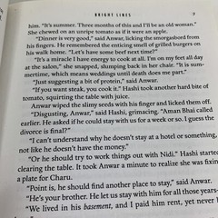 Bright Lines: A Novel Paperback Book Arc Copy Islam, Tanwi Nandini Very Good