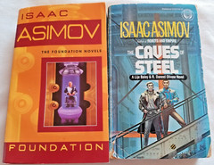 Isaac Asimov Foundation The Caves Of Steel Lot Of 2 MM PBS