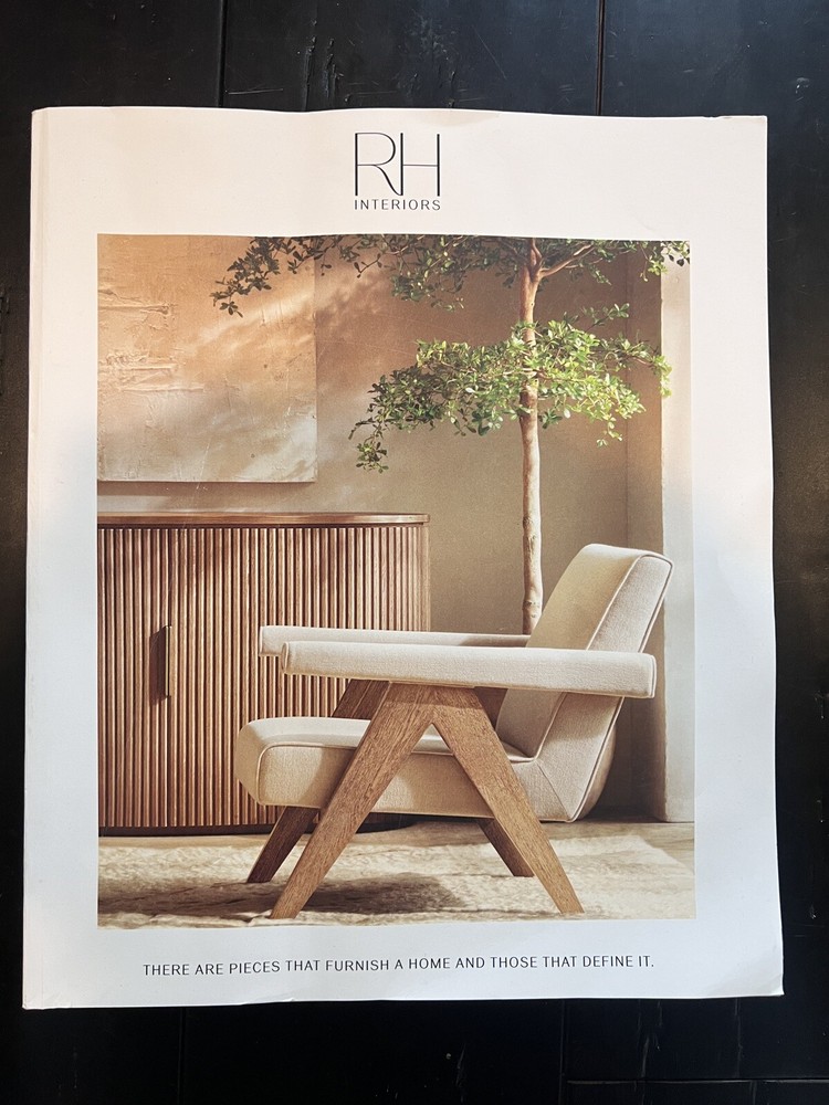 RH Restoration Hardware Interiors Fall 2023 Book Catalog 600 Pages