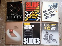 Lot of 6 KODAK + Books Catalogs on Slides Projectors Equipment Producing Shows +
