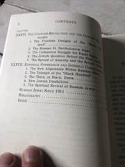 History of the Jews in Russia and Poland : From the Accession of Nicholas II