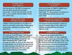 “ENGLISH & SPANISH” Bilingual Tracts, 20 Pages Each, Pack of 40 units, POWERFUL!