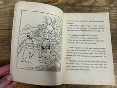 Vintage 1933 Who’s Afraid Of The Big Bad Wolf Three Little Pigs Walt Disney Book