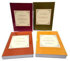 Larousse Gastronomique Cook Book Set of 4 Volumes 2004 Meat Fish Desserts Veg