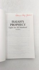 Isaiah’s Prophecy Light for All Mankind Volume I Paperback First Printing in …