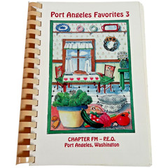 Port Angeles Favorites 3 Cookbook Softcover Spiral Philantropic Education Recipe