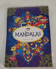 Colorya Mandalas Spiral Adult Coloring Book – 30 Pages