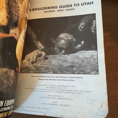 Bouldering Guide to Utah Paperback Jeff Baldwin Marc Russo Mike The Black Bible
