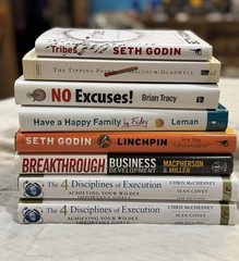Business Leadership Lot Godin Gladwell Tracy 4 DisciplinesExecution Productivity