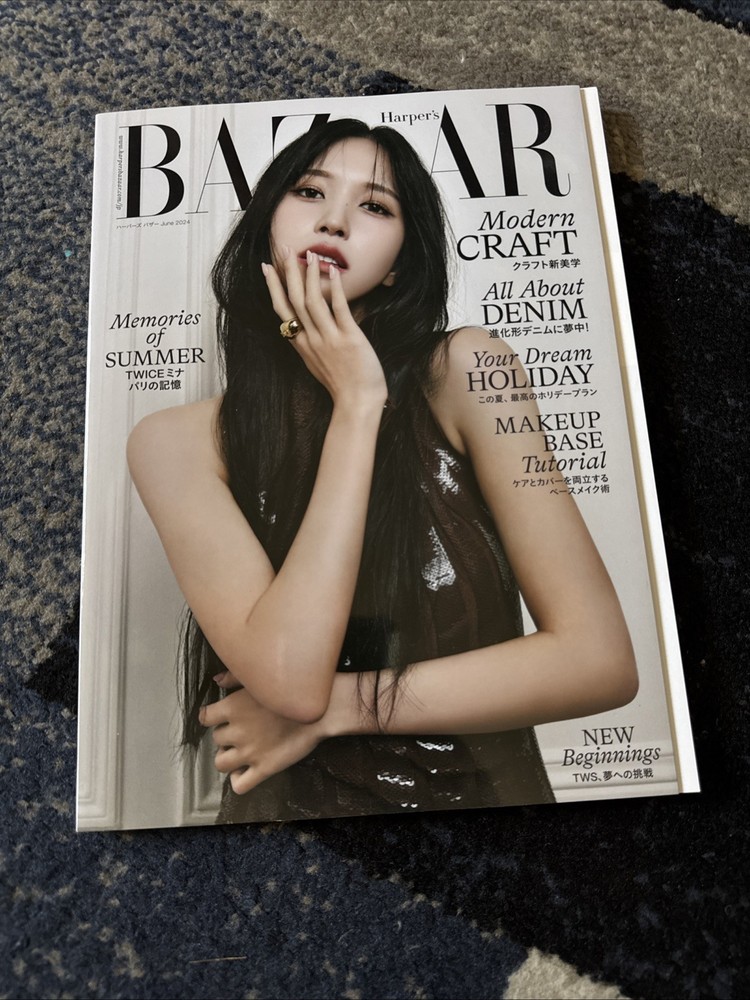 Harper’s BAZAAR TWICE MINA Cover 2024 JUNE Fashion Magazine No.101 SUMMER Japan