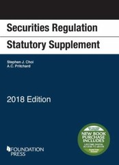 Securities Regulation Statutory Supplement, 2018 Edition (Selected Statutes)