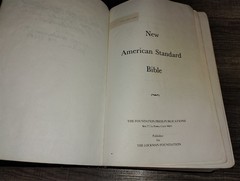 New American Standard Bible Reference Edition 1971 Foundation Lockman Bl Leather