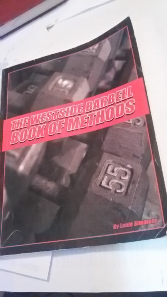 WESTSIDE BARBELL BOOK OF METHODS book Louie Simmons 2007 as pictured