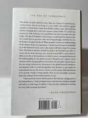 Alan Greenspan The Age of Turbulence Hardcover Book 2007 Economic Insights Polic
