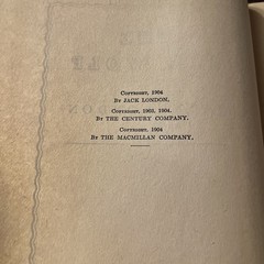 1904 The Sea-Wolf Jack London – Antique Early Reprint – Grosset & Dunlap