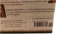The Son of Neptune by Rick Riordan (Audiobook 2011) Ex-Library Copy – GOOD