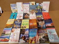 Lot of 20 Contemporary ROMANCE Paperbacks PB Popular Author Books RANDOM*MIX