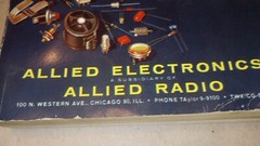 Vintage 1962 Allied Electronics for Industry Catalog 584 Pages – See Descrition
